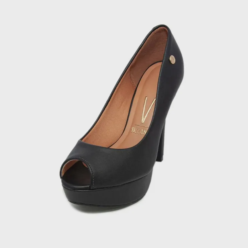 Sapato Feminino Vizzano Salto Alto ref: 1830500 pelica
