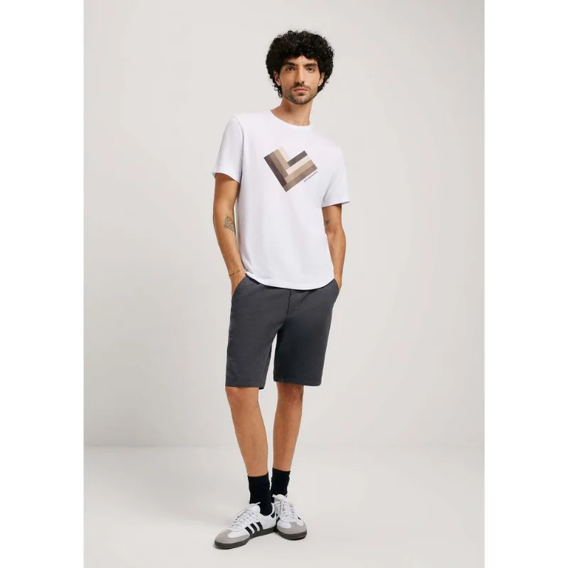 Camiseta Unissex Manga Curta Regular IDBR - Branco P