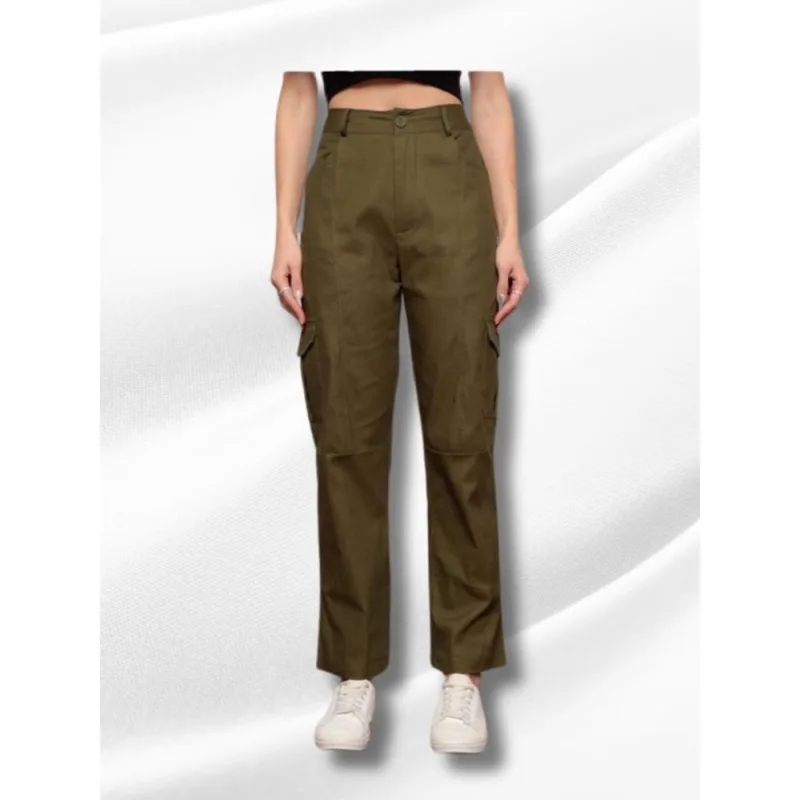 Calça Cargo Feminina Super Confortável e Estilosa - Não Disponível - Moda