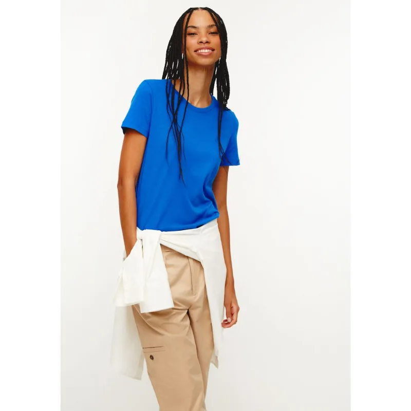 Camiseta Básica Feminina Slim World - Azul G