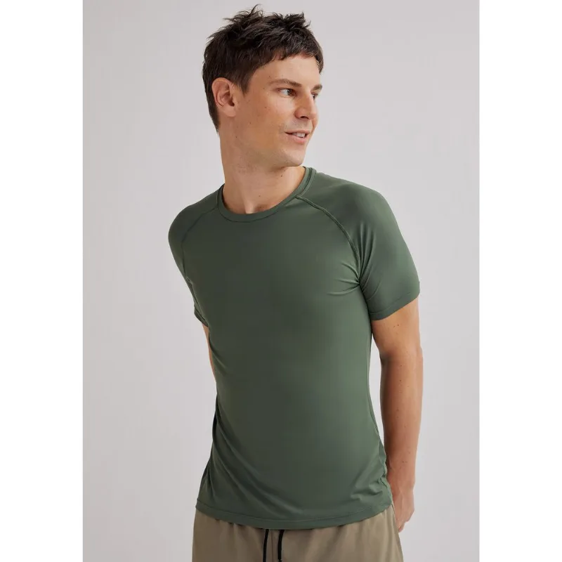 Camiseta Esportiva Masculina Em Poliamida Reciclada Proteção Uv50+ - Verde G