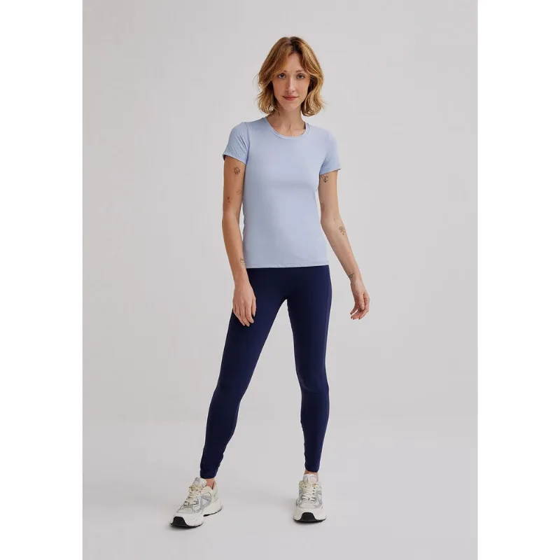 Camiseta Esportiva Feminina Eco Proteção Uv 50+ - Azul G