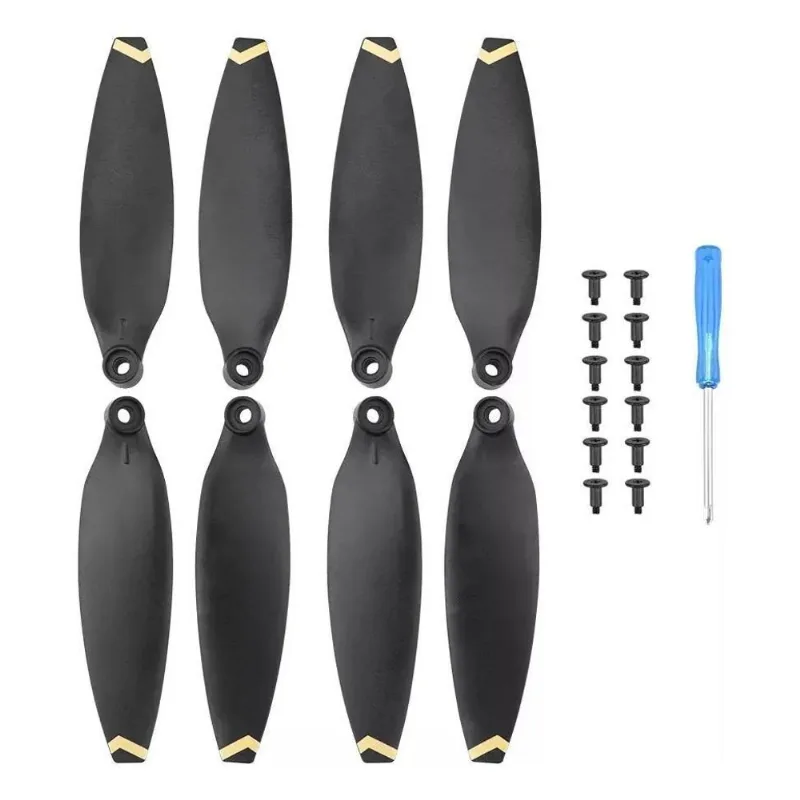 3x Kit 8 Hélices Para Fimi X8 Mini / V2 Com Chave + Parafuso