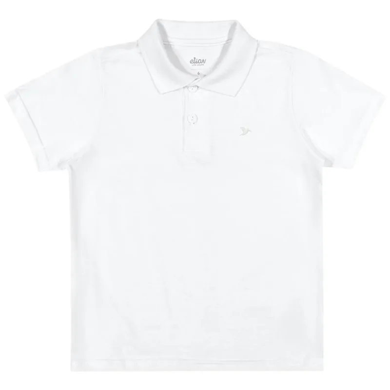 Camiseta Polo Infantil Elian 4 Branco (MP)