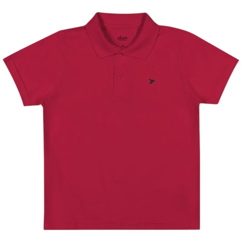 Camiseta Polo Infantil Elian 3 Vermelho (MP)