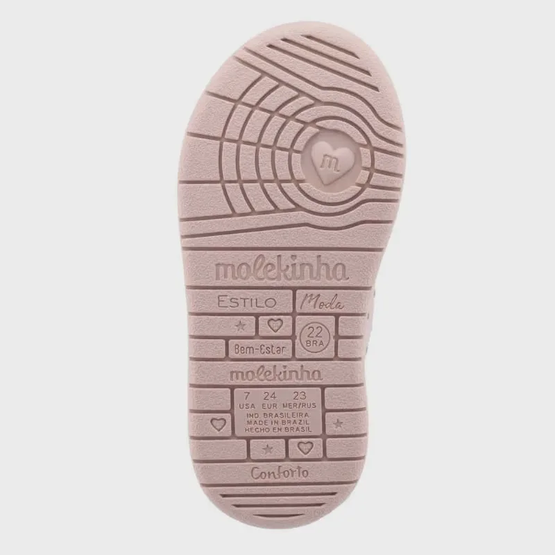 Tênis Infantil Feminino 2703 102 Led cNF Molekinha