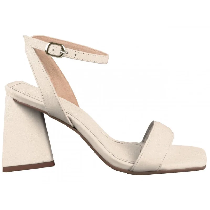 Sandália Feminina Salto Triângulo Della Shoes