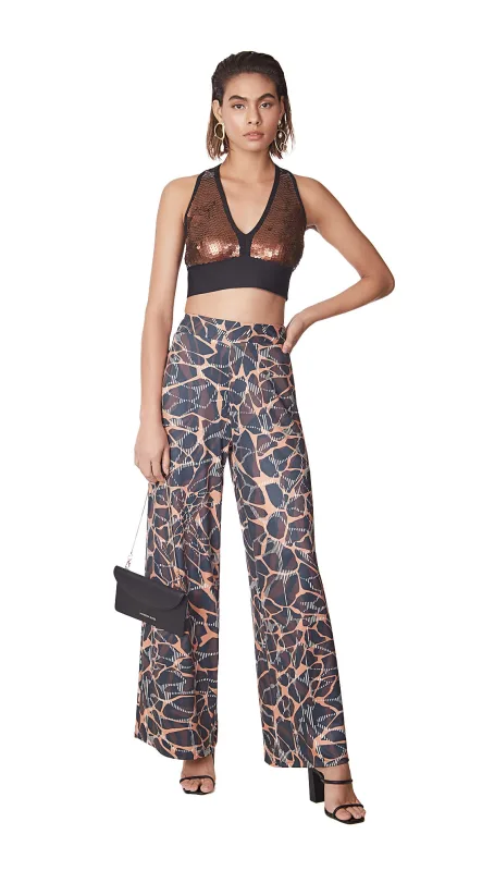 Top Morena Rosa Cropped Alça Larga Tricô Preto - Morena Rosa