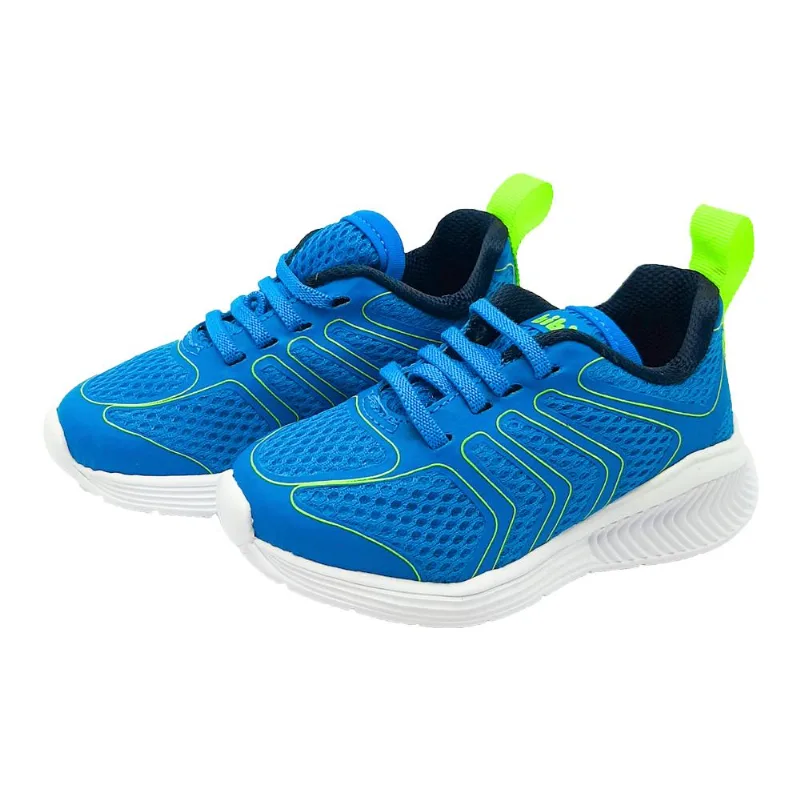 Tênis Infantil Bibi Fly Baby Tecido Aqua/Amarelo V21 1136062 - Azul Claro - 20