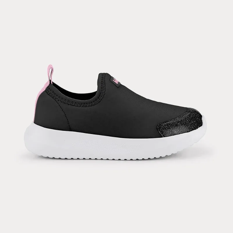 Tênis Infantil Bibi Flash Preto com Rosa 23