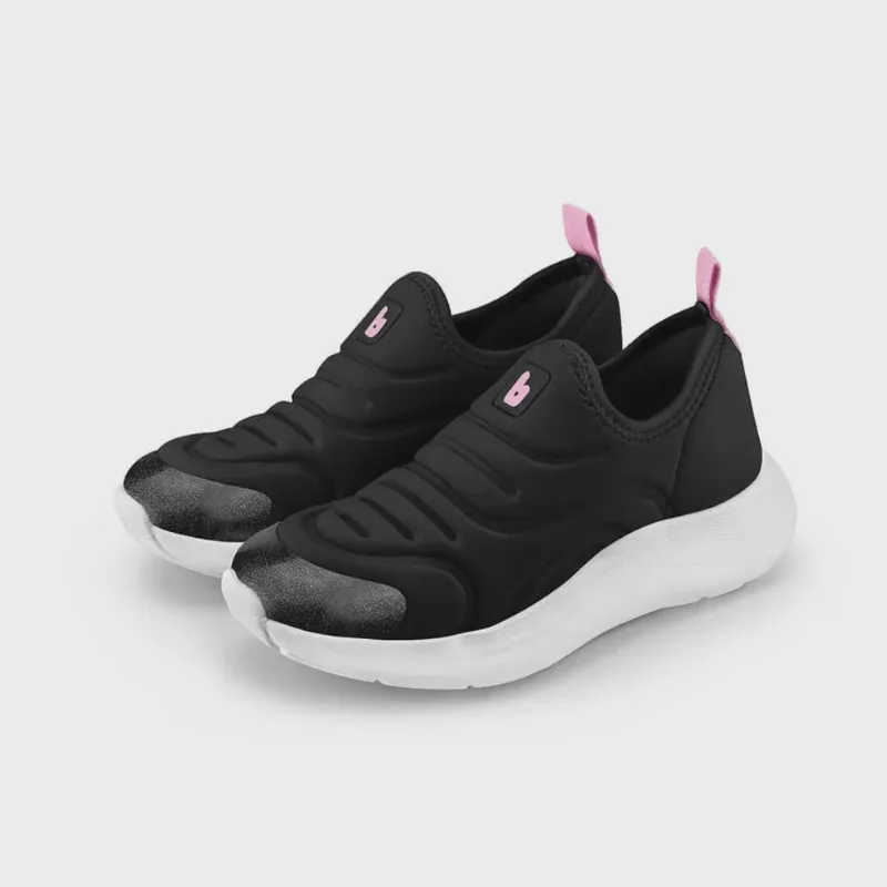 Tênis Infantil Bibi Action Preto Candy Tecido 1167079