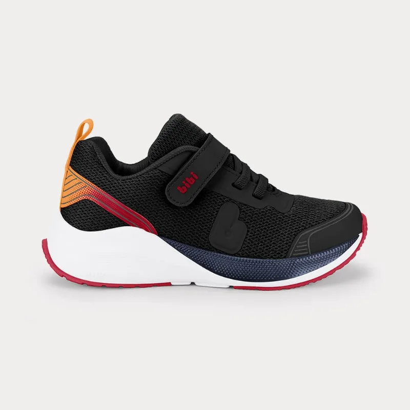 Tênis Infantil Bibi High School Preto com Vermelho 30
