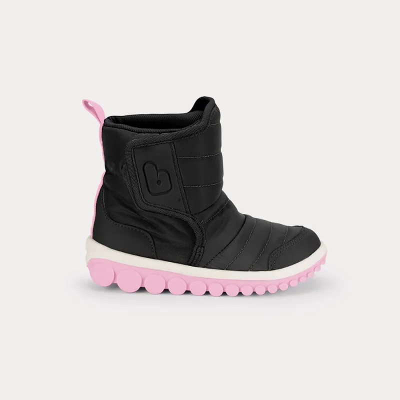 Bota Infantil Bibi Roller 2.0 Drop Preta com Rosa 22