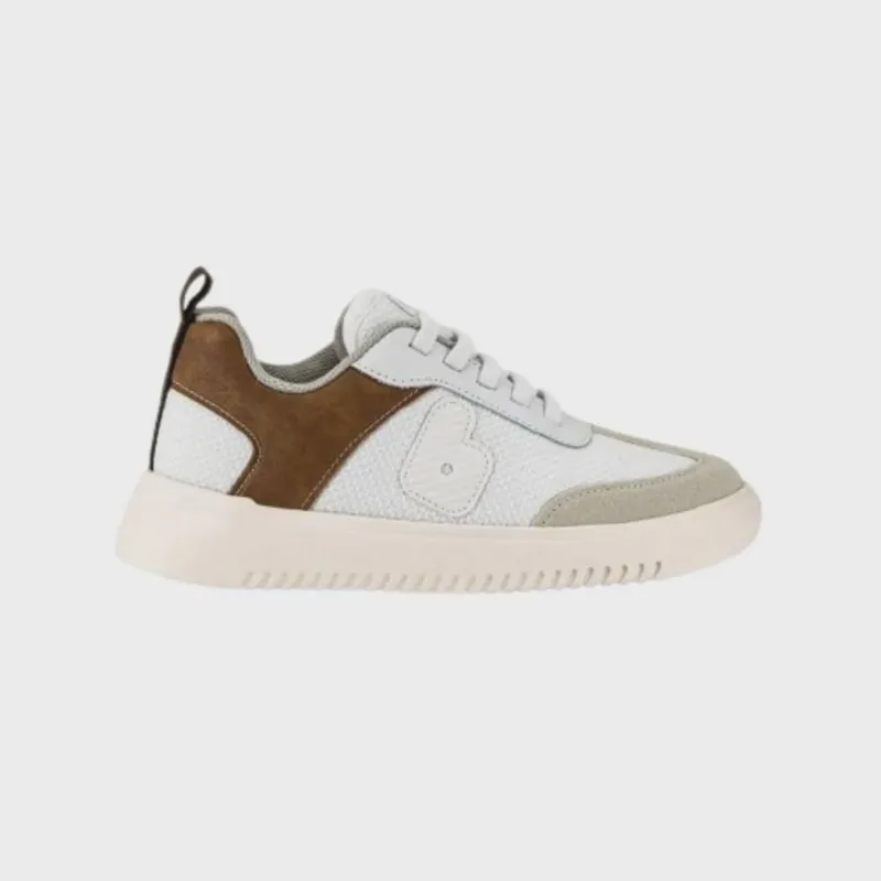 Bibi Tenis Infantil New Way Branco com Marrom - Calçados Bibi