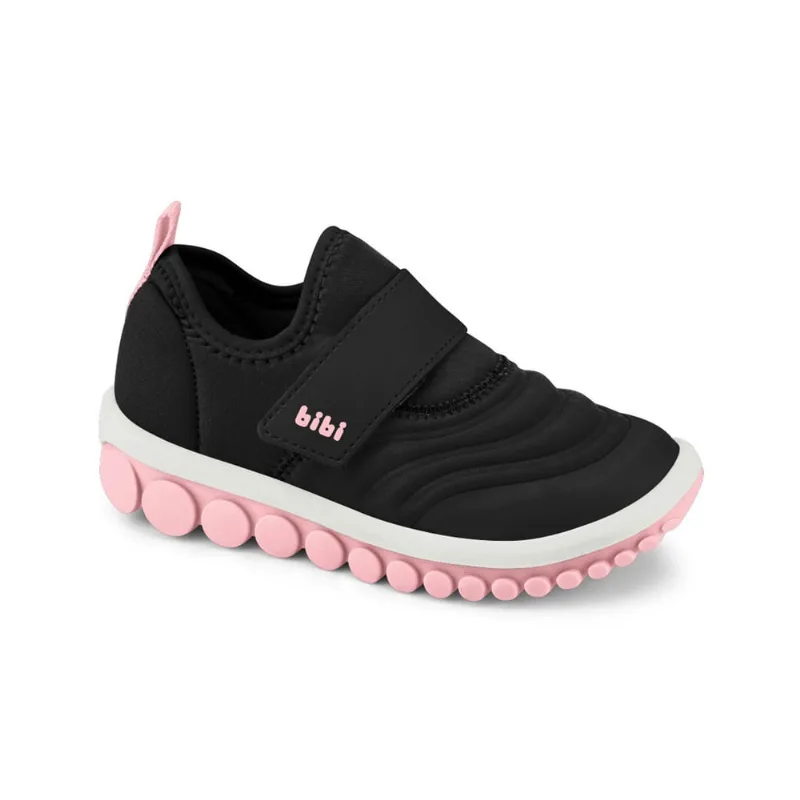 Tênis Infantil Bibi Roller 2.0 Preto com Rosa