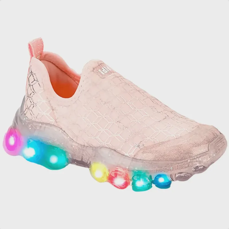 Tênis Infantil Bibi Roller Celebration 2.0 Calce Fácil Luz Led Confortável Estiloso