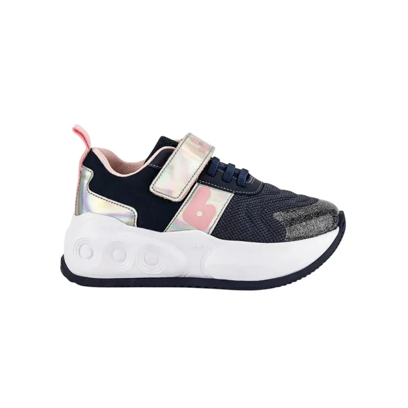 Tenis Bibi Com Rodinhas Skatenis Ref 1243006 Marinho/rosa 037