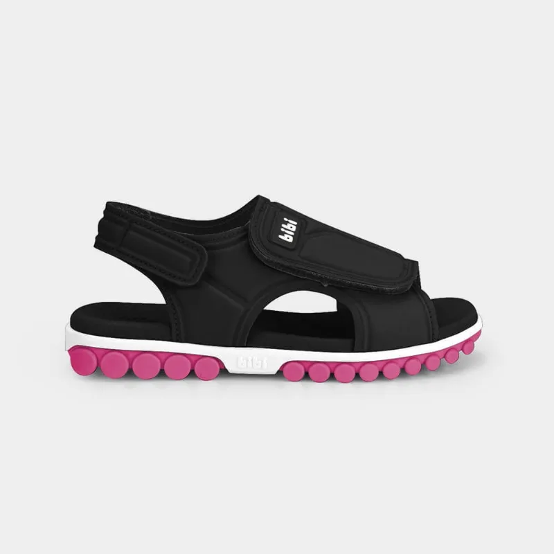 Papete Infantil Bibi Summer Roller Sport 2.0 Preta com Rosa 1240043 25