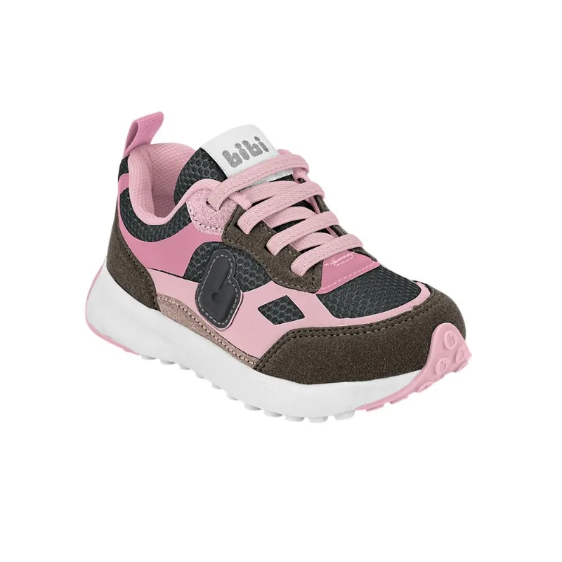 Tenis Bibi Jogging Ref 12366026 Rosa/cinza 024