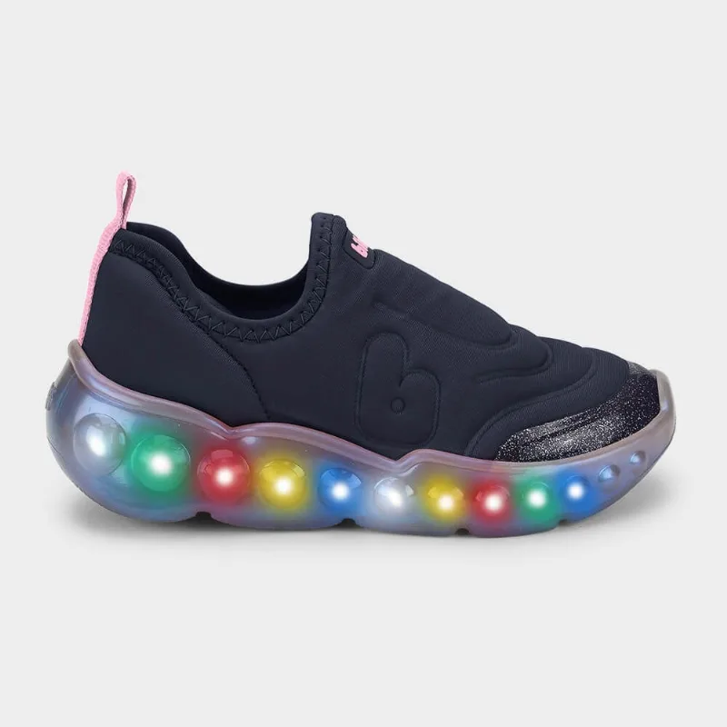 Tênis Infantil de Luz Bibi Roller Celebration 3.0 Azul 31