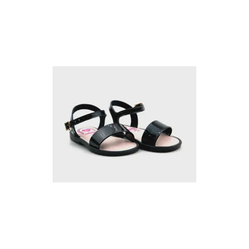Sandalia molekinha verniz lisa infantil - 2700100