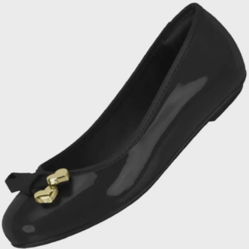 Sapatilha Molekinha Infantil 2052.1302 Feminina Preto