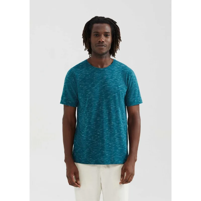 Camiseta Básica Masculina Regular Em Malha Jet Com Bordado - Verde XG