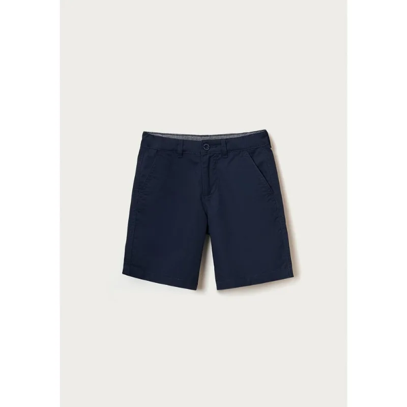 Bermuda Básica Infantil Menino Chino - Azul 008