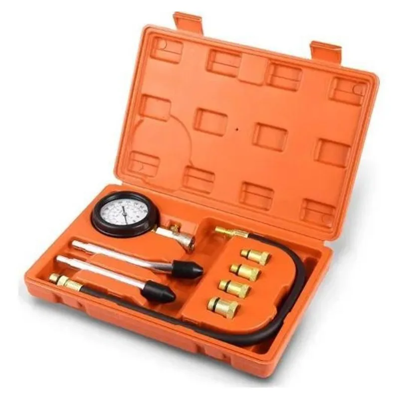 Medidor De Compressao De Cilindros Motor Carro/moto 8 Peças