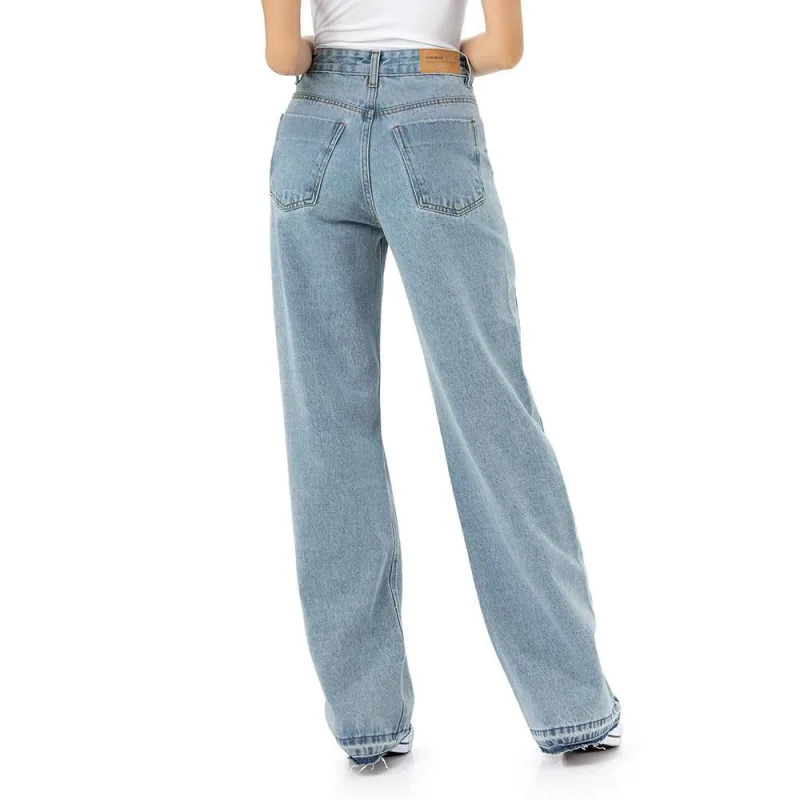 Calça Wide Leg Vintage - Angel - Não Disponível - Moda