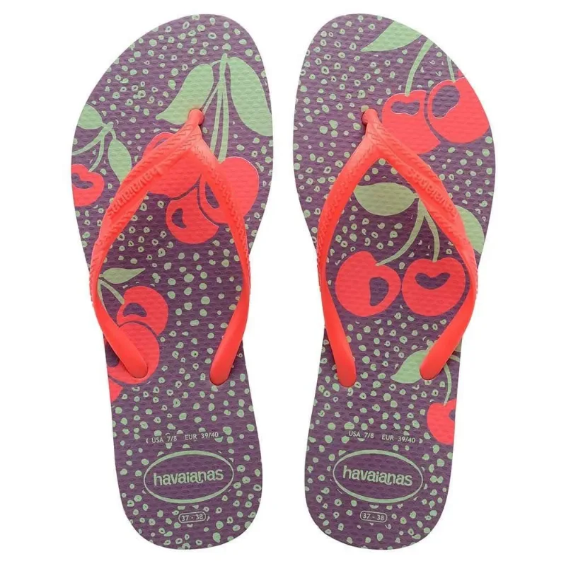 Sandália Havaianas Feminina Fantasia Style Roxo Iris 37/38