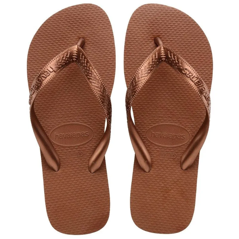Havaianas Top Tiras Ferrugem/cobre Metálico