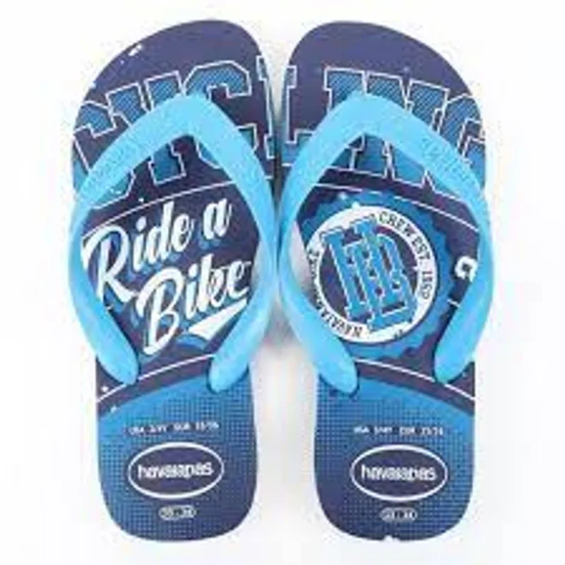 Sandália Havaianas Kids Athletic Marinho/Turquesa 25/26 - HAVAIANAS