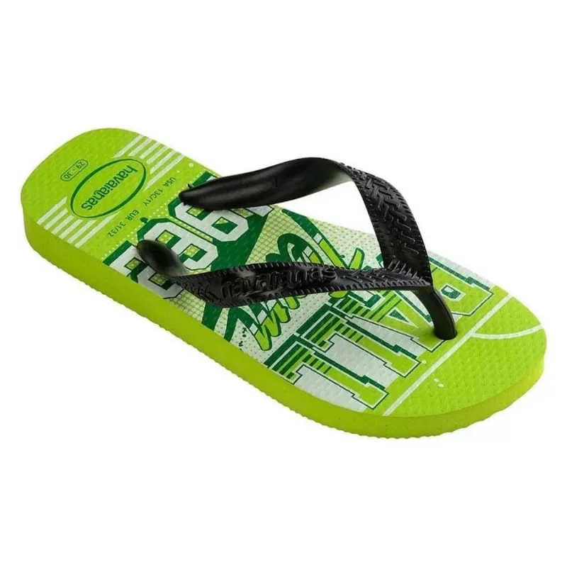 Sandália Havaianas Kids Athletic Verde Limão 27/28