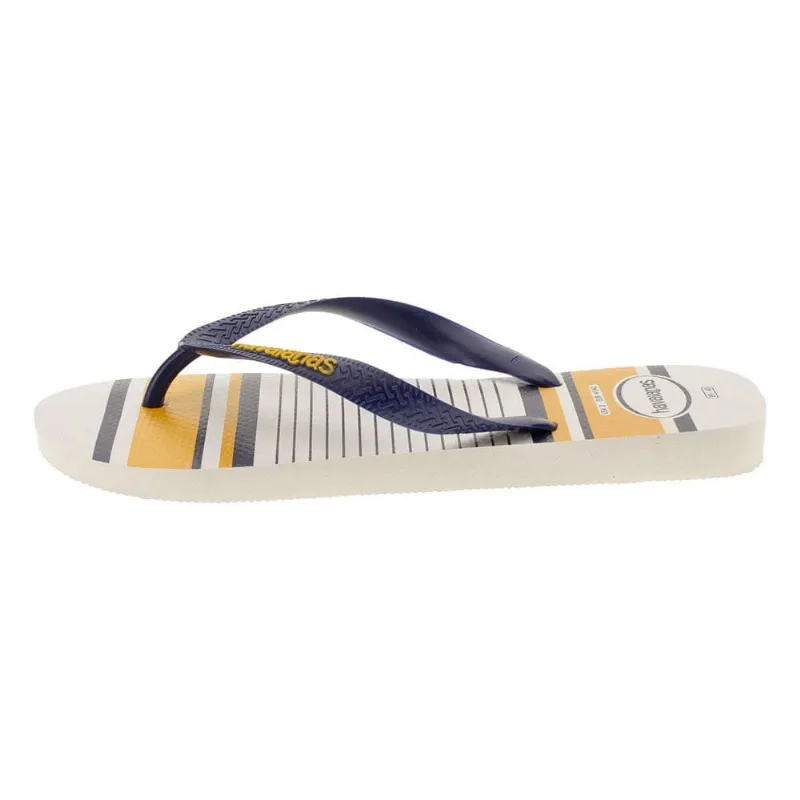 Sandália Havaianas Top Nautical 39/40 Branco e Marrom