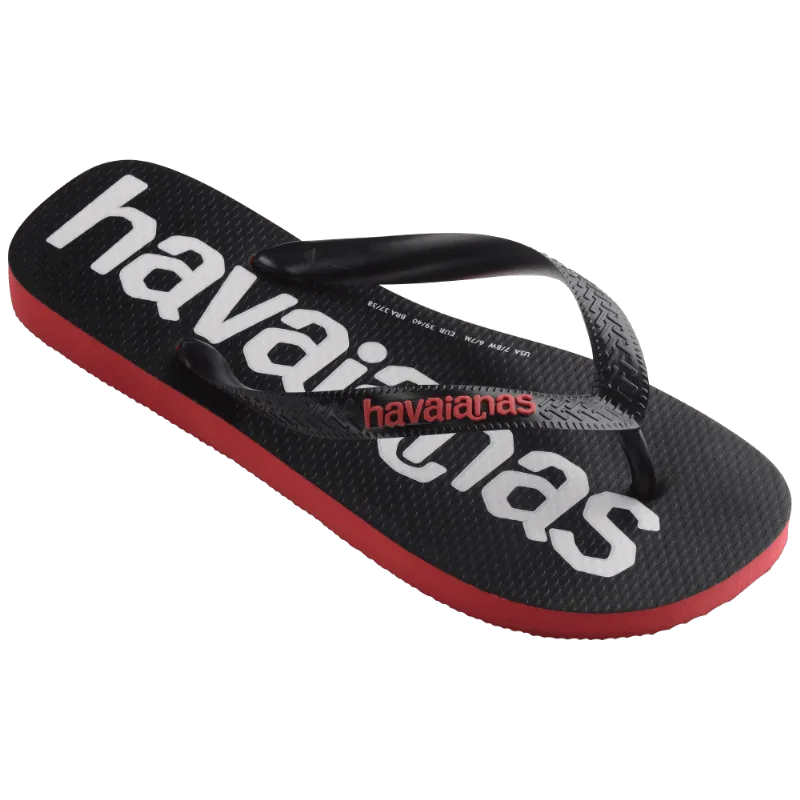 Chinelo Vermelho Rubi Top Logomania 2 Havaianas Unisex n° 35/36