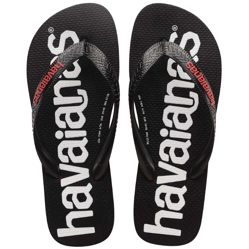 Chinelo Vermelho Rubi Top Logomania 2 Havaianas Unisex n° 37/38