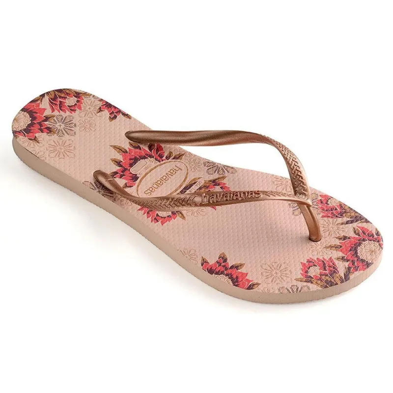 Sandália Havaianas Feminina Slim Organic Rosa Ballet 35/36 - Havaianas - Vestuário