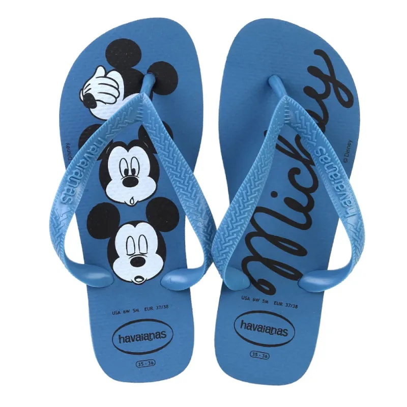 Sandália Havaianas Top Disney Adulto Azul 43/44