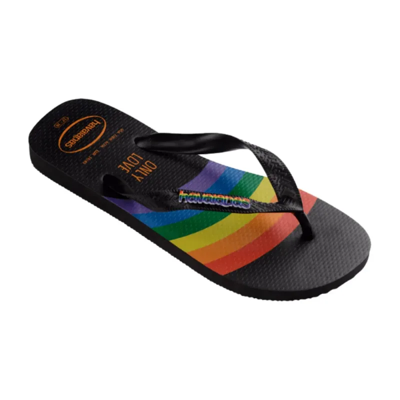 Sandália Havaianas Top Pride Preta 37/38 SAND HAVAIANAS TOP PRIDE, 37/38, PRETA
