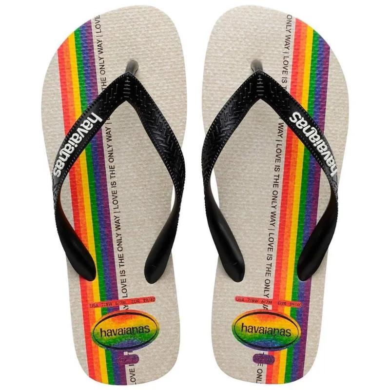 Sandália Havaianas Top Pride Preta 39/40