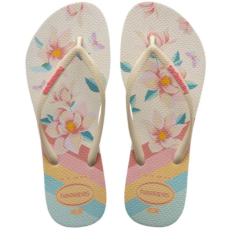 Chinelo Havaianas Feminino Bege Palha 39/40 - HAVAIANAS