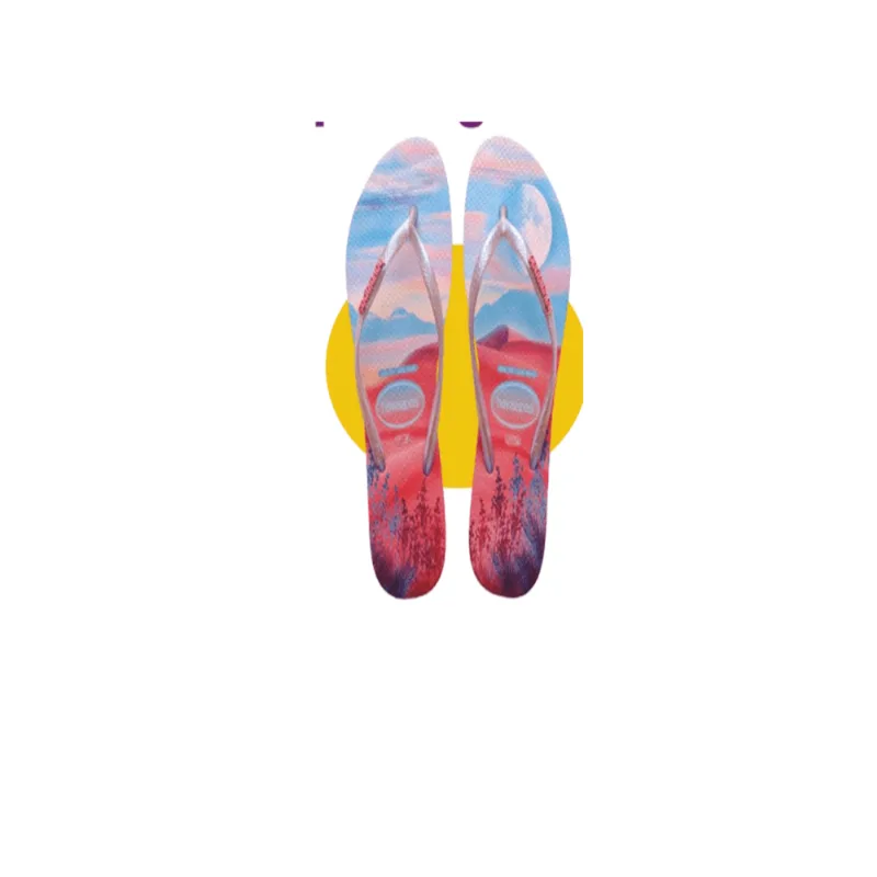 Chinelo Slim Paisagem 35 36 Havaianas Rosa