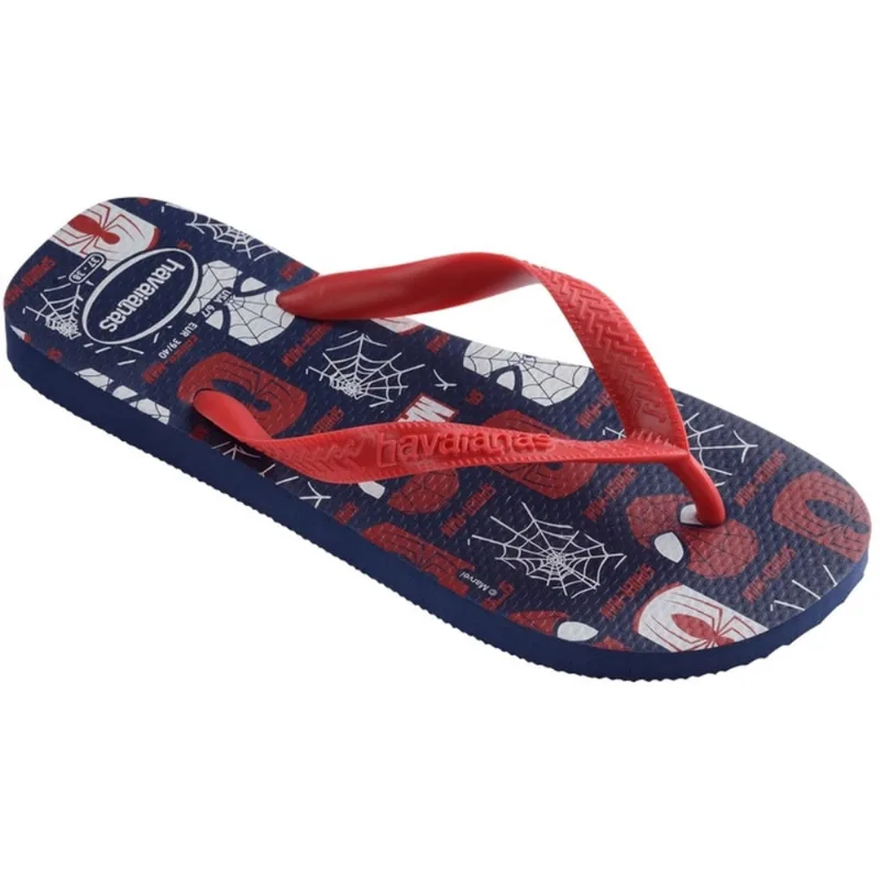 Sandália Havaianas Adulto Top Logomania Marvel Marinho 37/38
