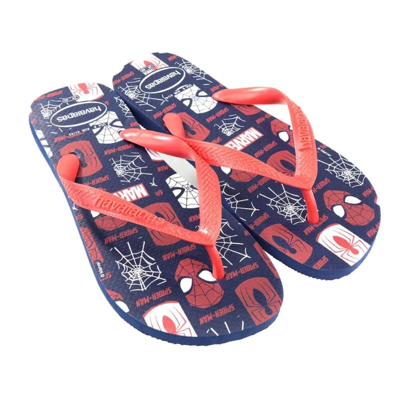 Sandália Havaianas Adulto Top Logomania Marvel Marinho 39/40 - HAVAIANAS