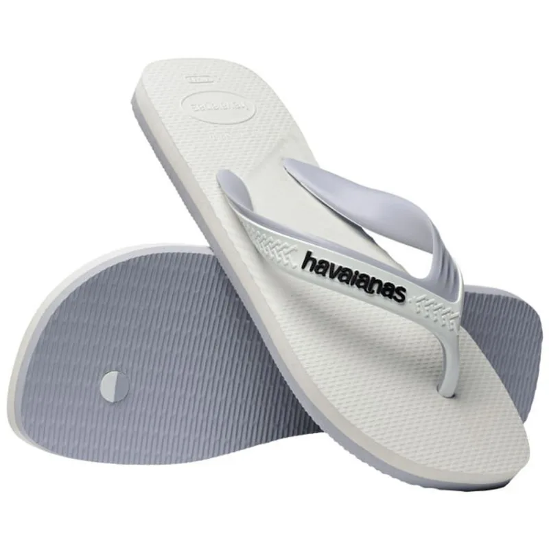 Chinelo Branco/Cinza Gelo Dual Havaianas n° 37/38 Men - Havaianas