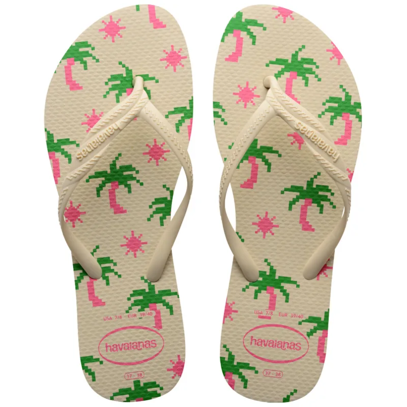 Sandália Havaianas Feminina Fantasia Joy Bege/Bege 39/40 - Havaianas - Vestuário