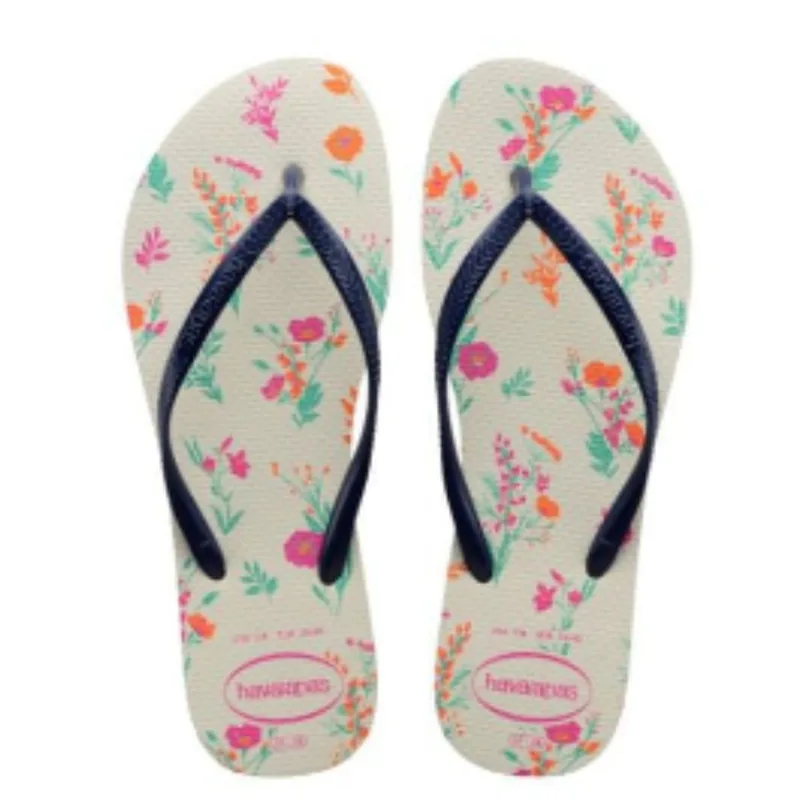 Chinelo Feminino Slim Romance 39 40 Havaianas Branco - Havaianas
