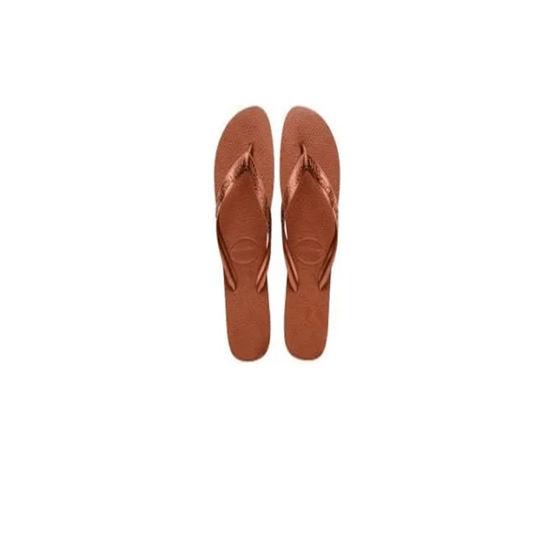 Chinelo Havaianas Feminino Cobre Metálico 37/38