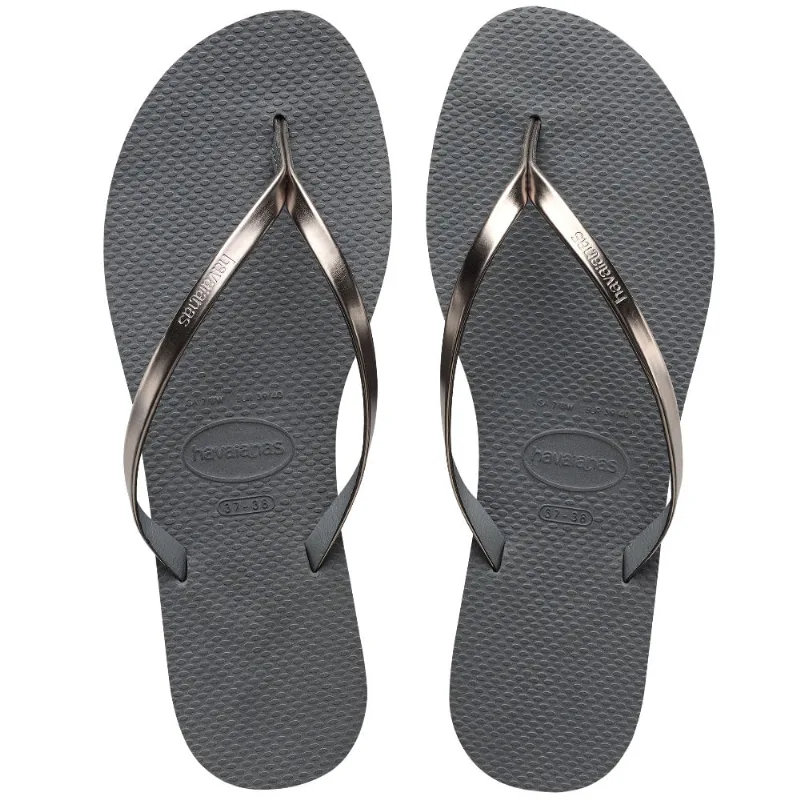 Sandálias Havaianas You Metallic Cinza 41/42